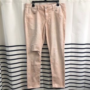 American Eagle light pink jeggings